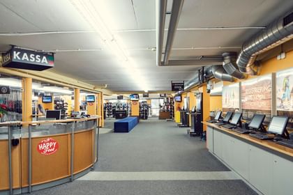 Das Check In mit unkompliziertem Skiverleih in Serfaus vor dem Umbau